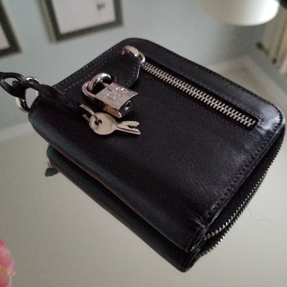 D&G Black  Leather Wallet